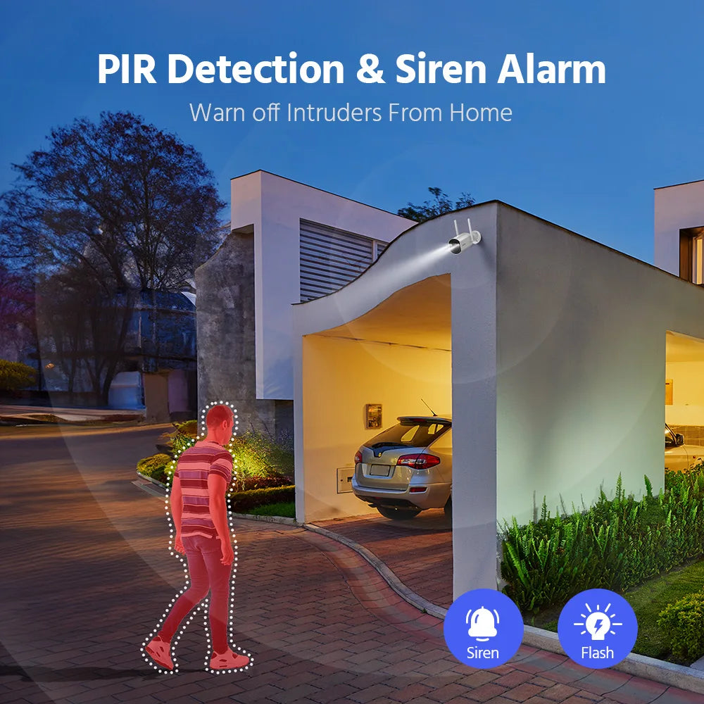 Annke 4MP Solar Battery Powered Wireless Security Camera