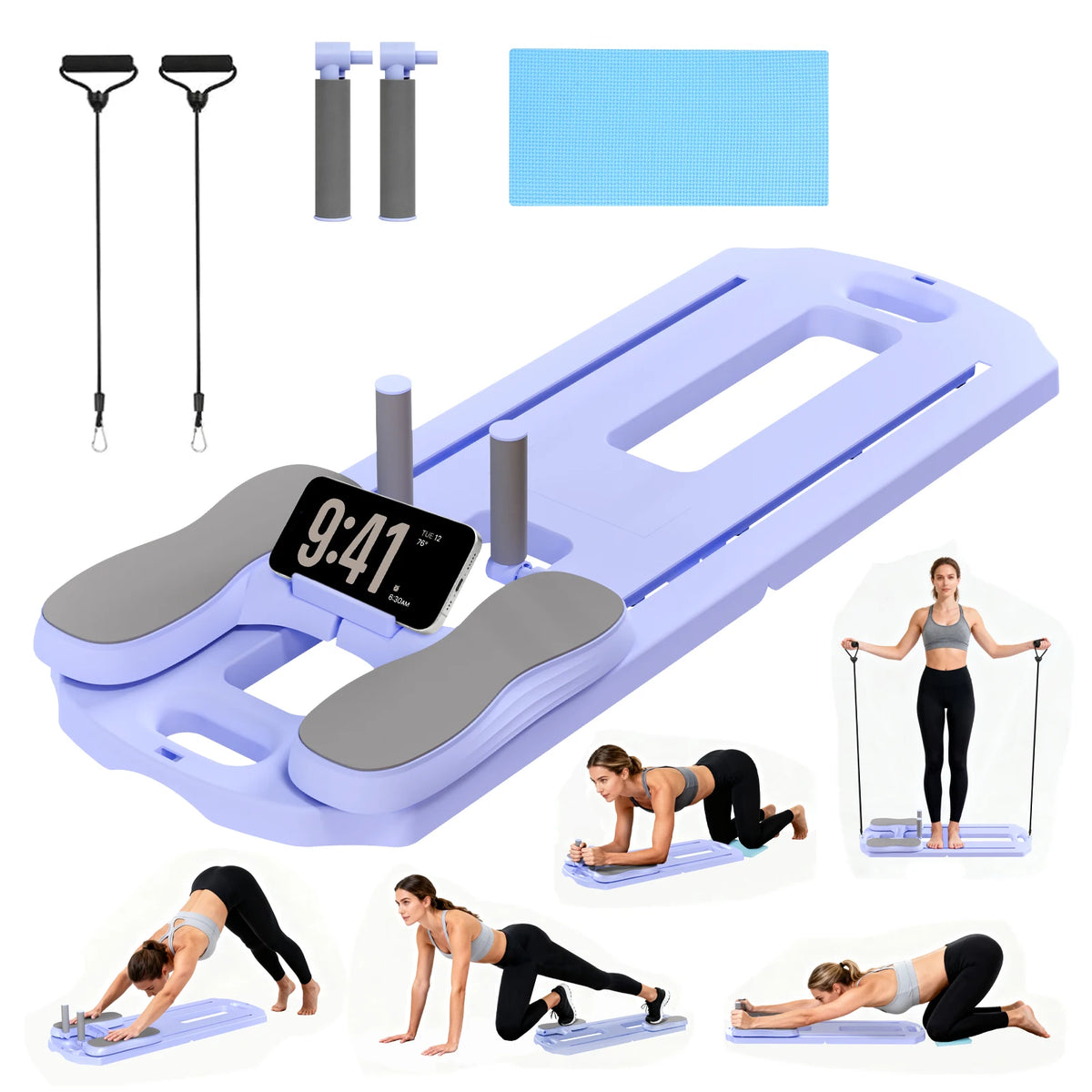 Multifunctional Foldable Pilates Ab Board Core Strength Trainer