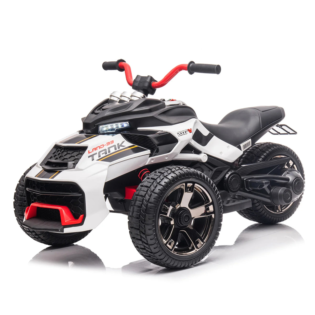 HiMISS 12V Kids Electric Ride On ATV With Stereo Sound
