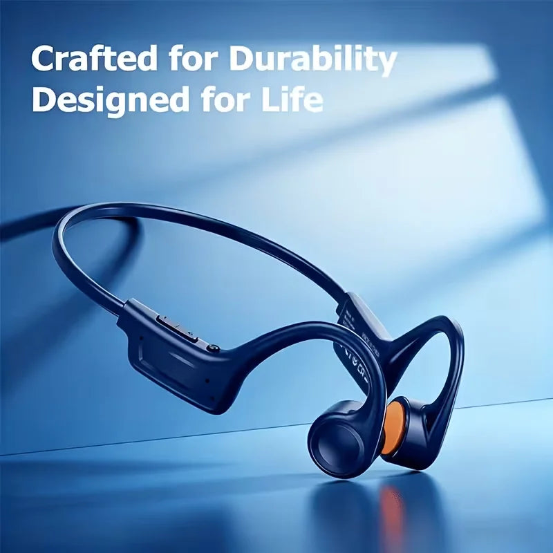Open Ear Bone Conduction Headphones With Microphone For Running