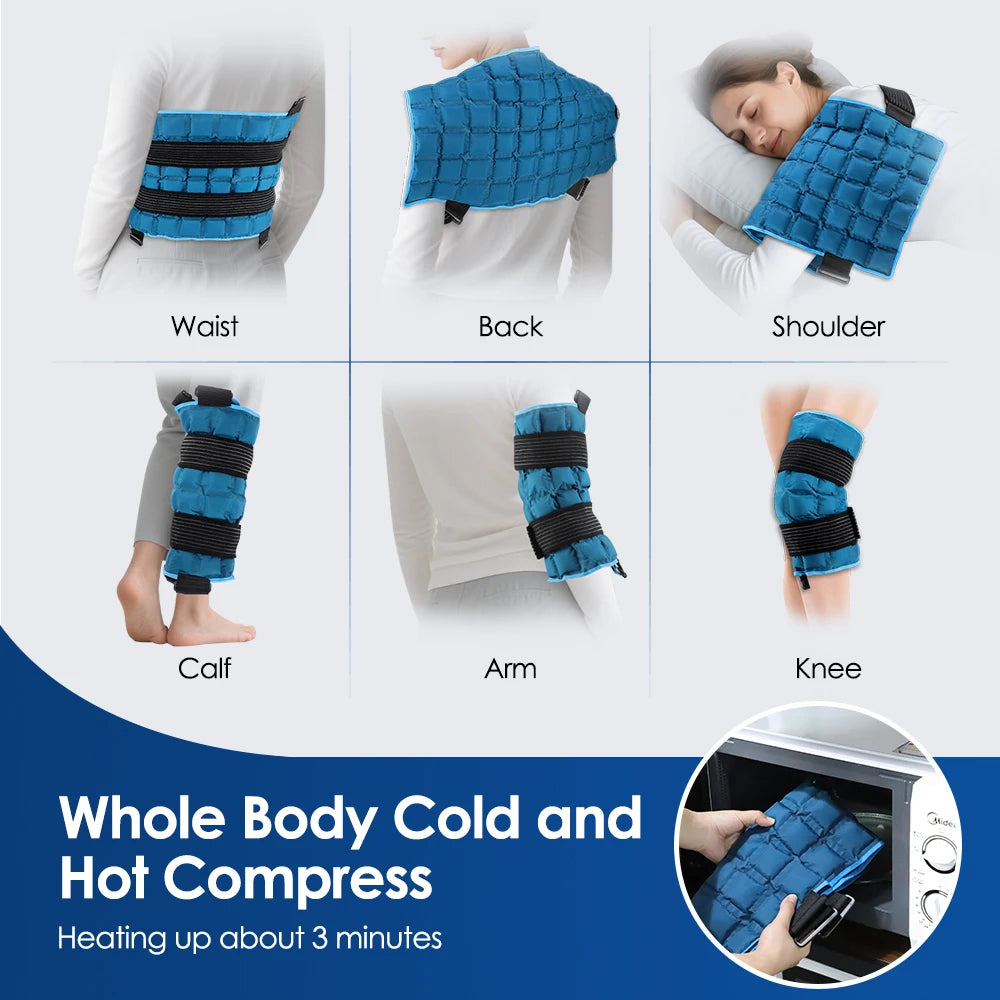 Hailicare Reusable Hot Cold Gel Pack For Muscle Massage