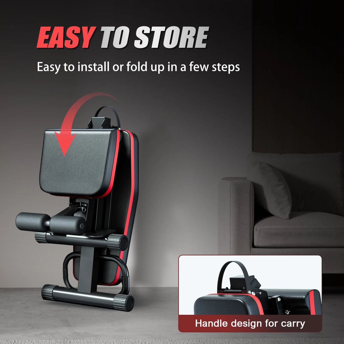 Premium Foldable Dumbbell Bench For Full Body Home Gym Workouts
