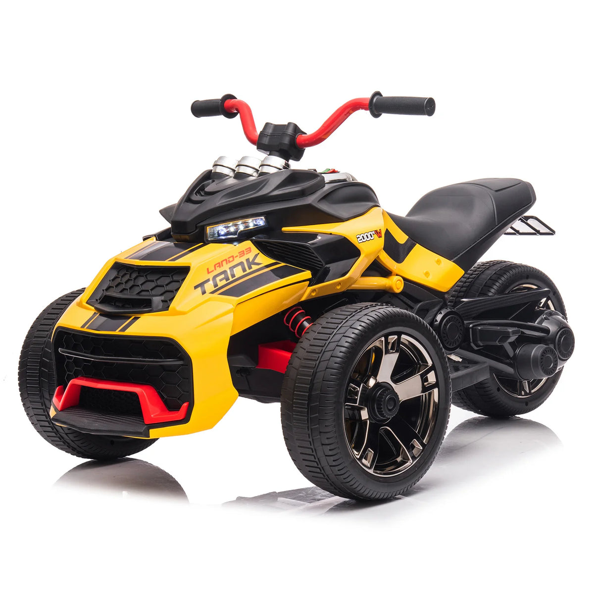 HiMISS 12V Kids Electric Ride On ATV With Stereo Sound