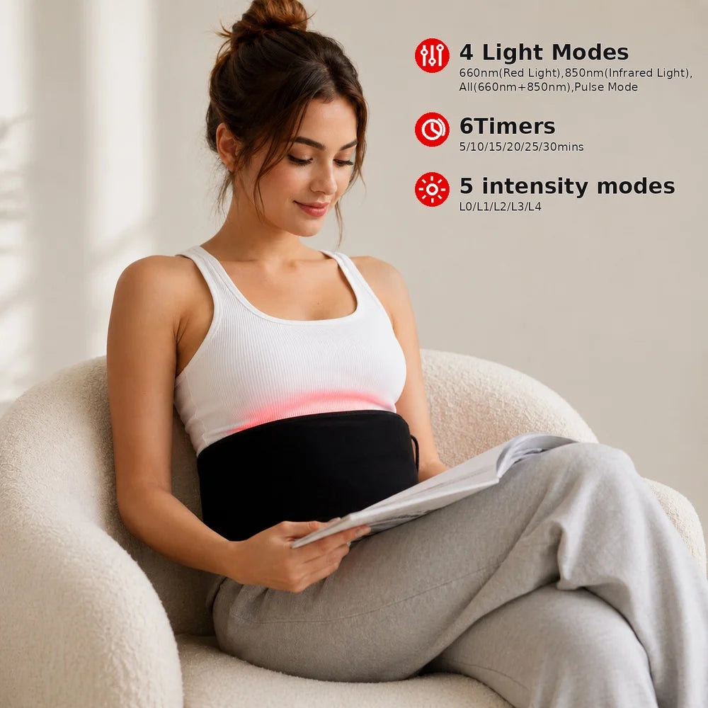 Red Light Therapy Belt With 660Nm And 850Nm Wavelengths