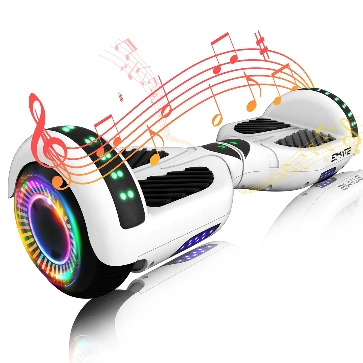 Self Balancing Bluetooth Hoverboard With App Control And LED Lights