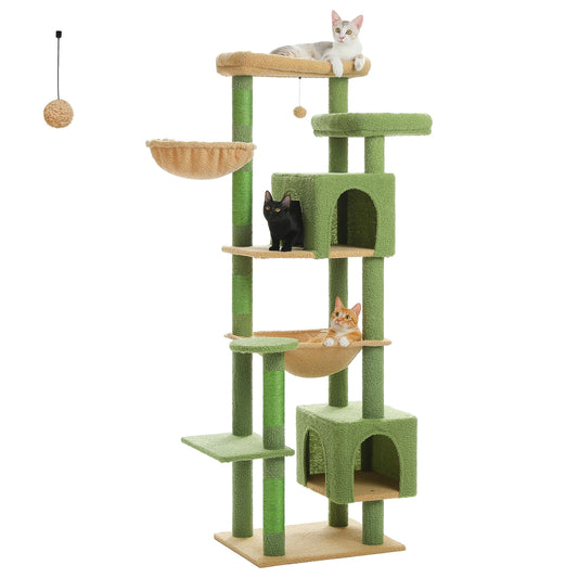 PAWZ Road Cat Tower With Hammock And Scratching Posts