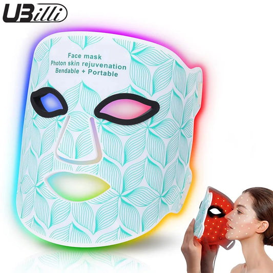 UBilli Led Near Infrared Light Therapy Face Mask Skin Rejuvenation