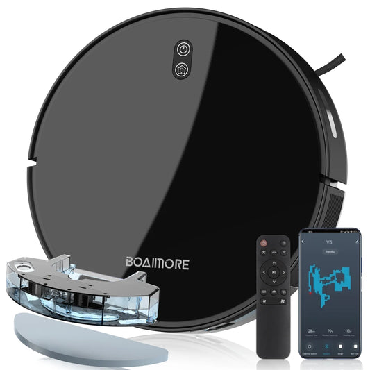 BOAIMORE Smart Mapping Robot Vacuum Cleaner With Mop