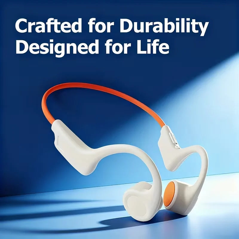 Open Ear Bone Conduction Headphones With Microphone For Running