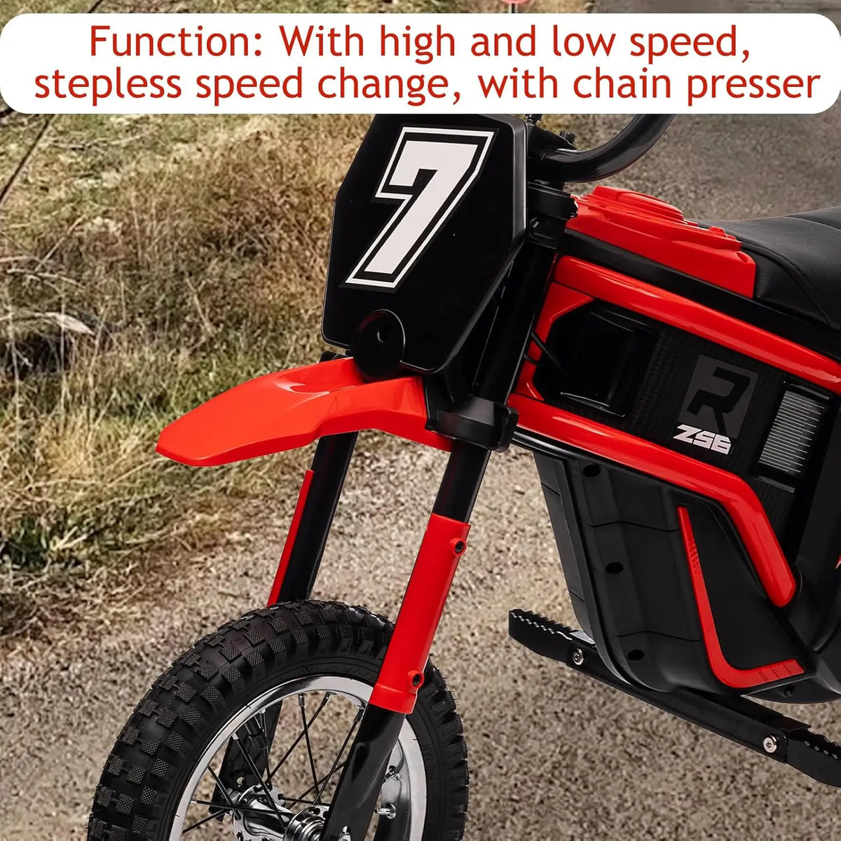 HiMISS 24 Volt Electric Ride On Dirt Bike For Kids