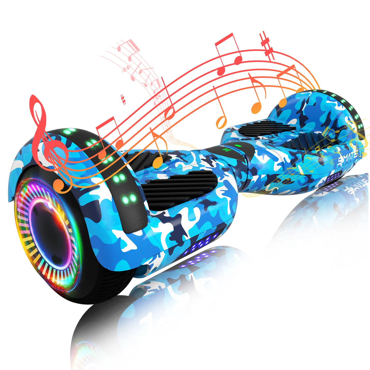 Self Balancing Bluetooth Hoverboard With App Control And LED Lights