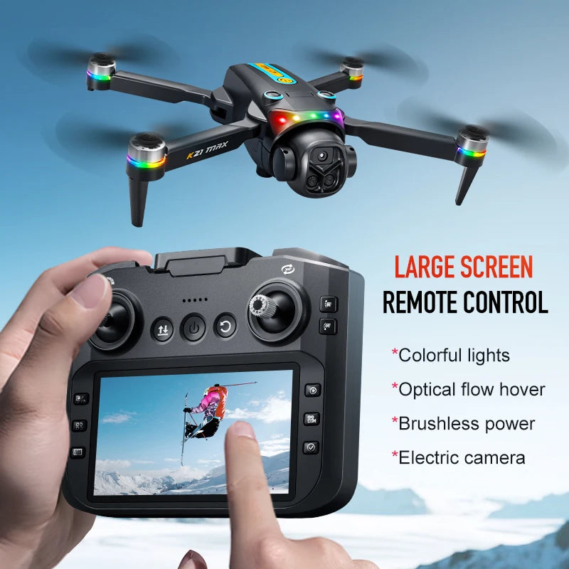 Evanovm K21Max Drone With Built In Screen And Auto Return