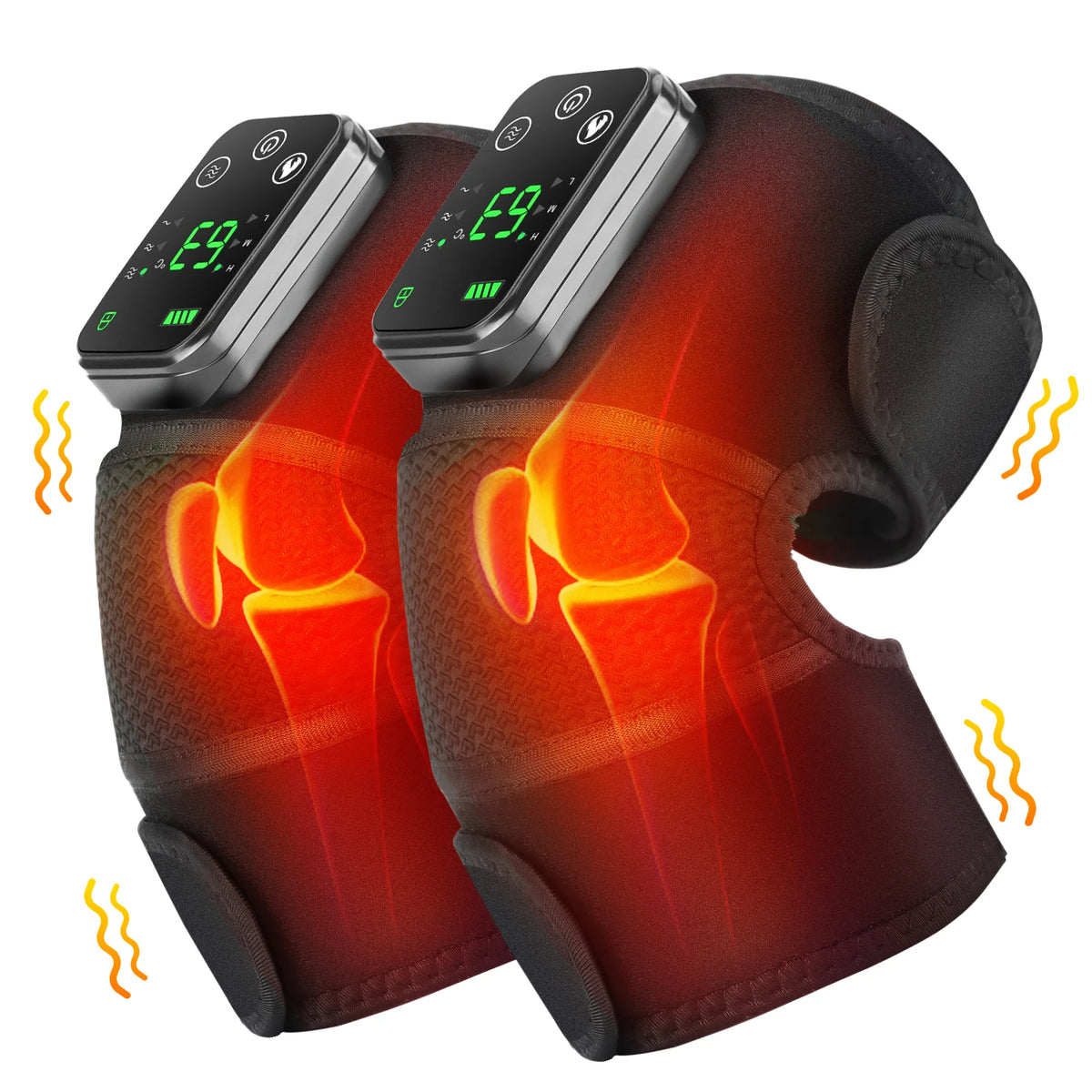 Moajaza 3-In-1 Heated Vibration Massager For Knee Shoulder Support
