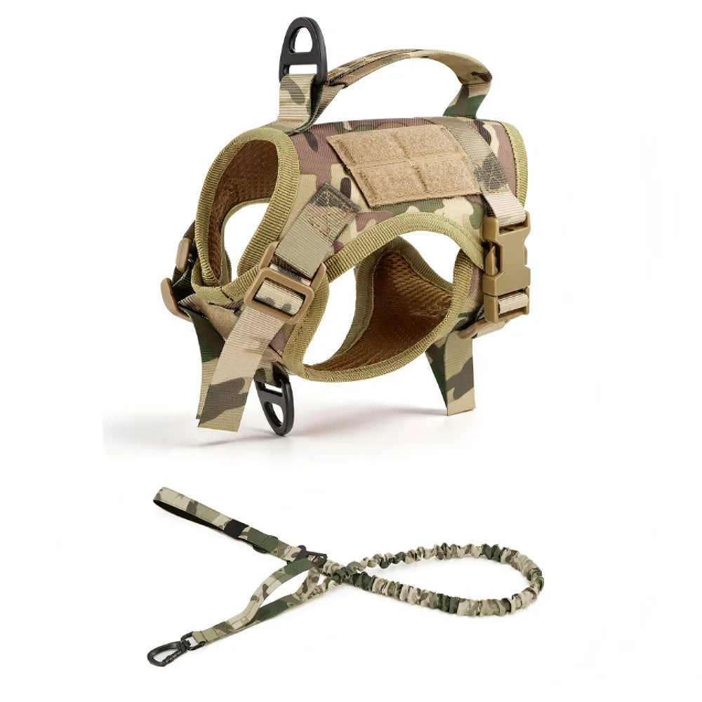 Petavel Tactical Cat Harness Vest With Handle And Leash Set