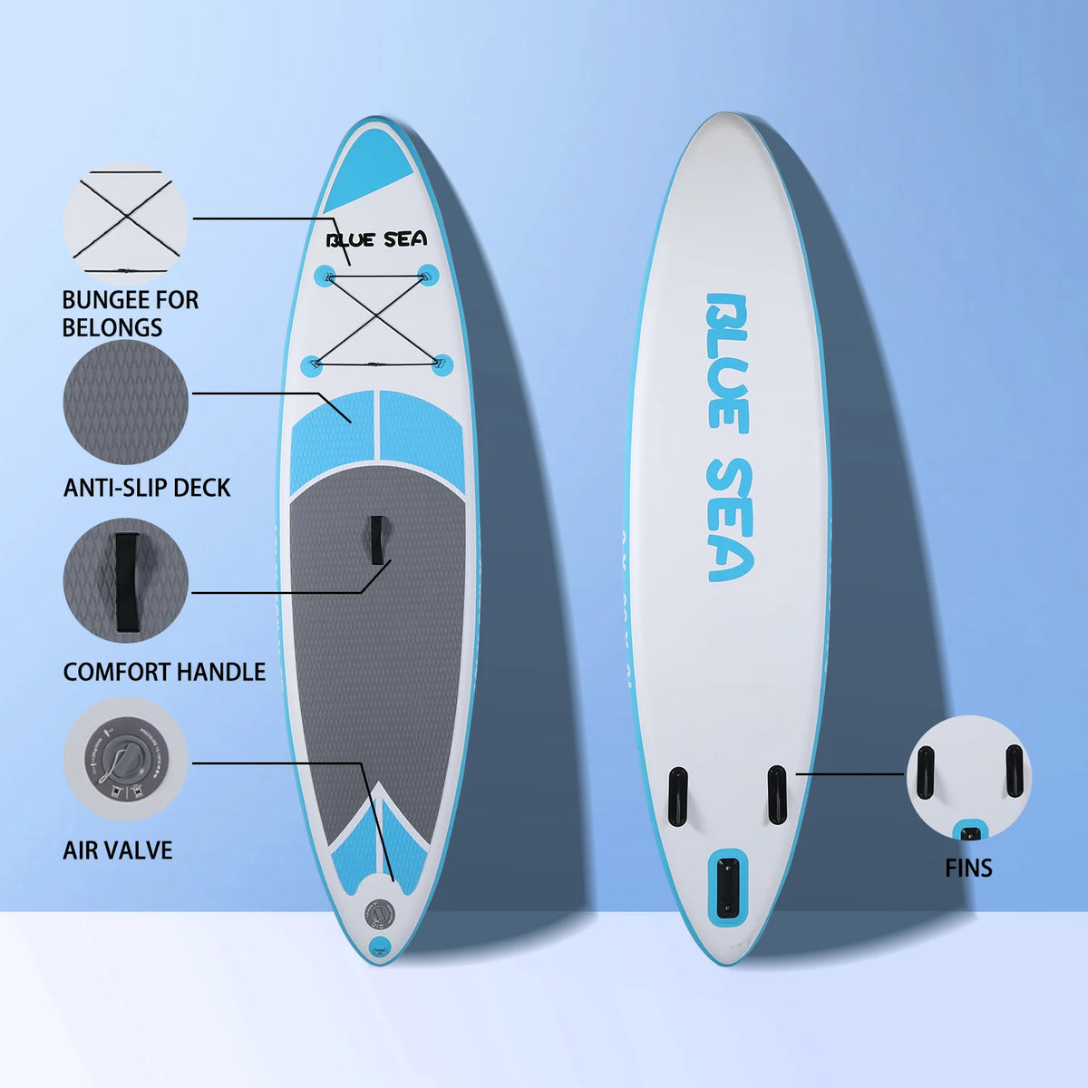 HHSJZWCY Inflatable Stand Up Paddle Board With Accessories