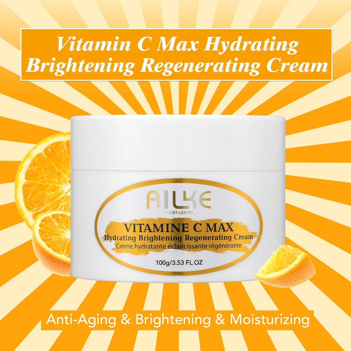 Ailke Vitamin C Body Cream for Dark Spots and Hydration