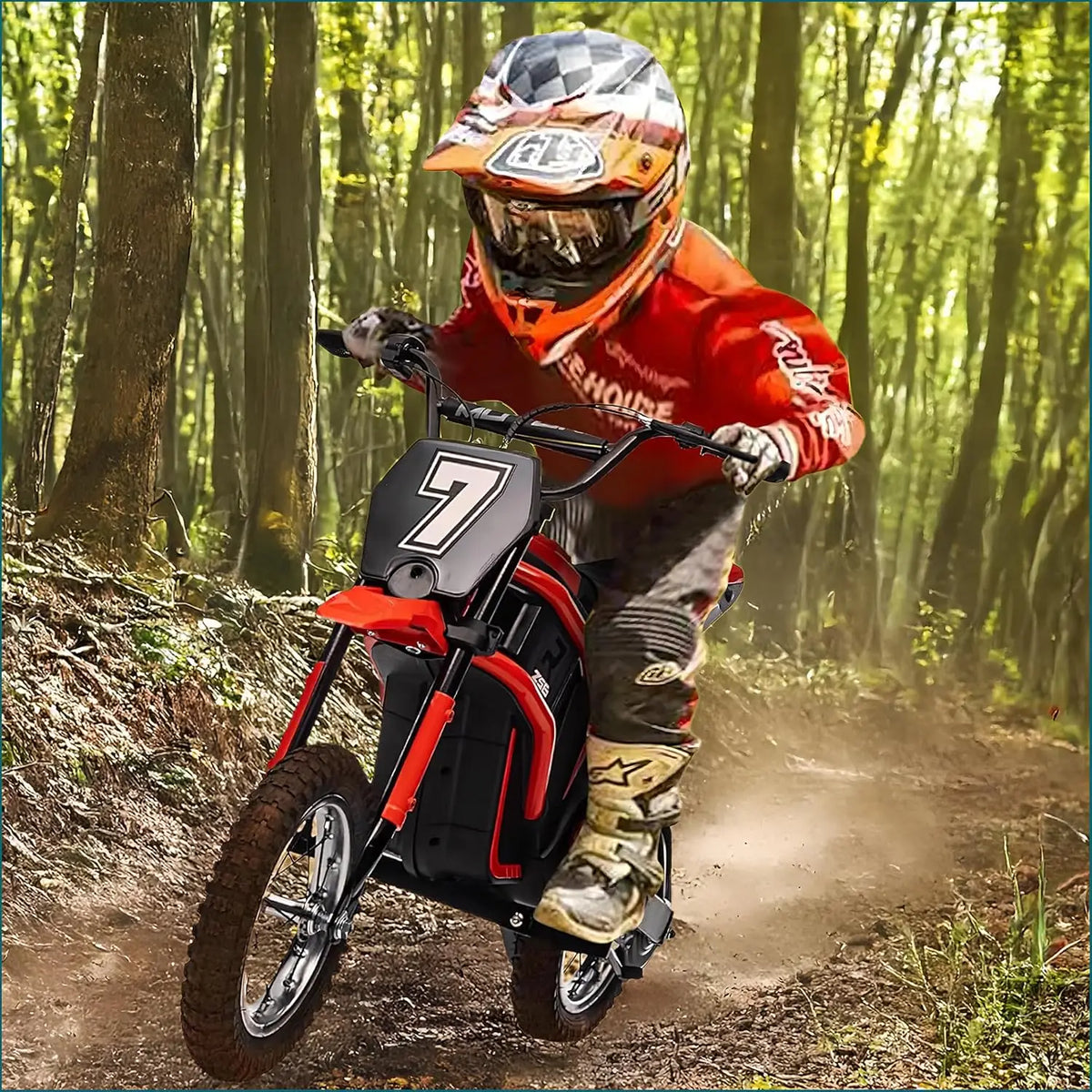 HiMISS 24 Volt Electric Ride On Dirt Bike For Kids