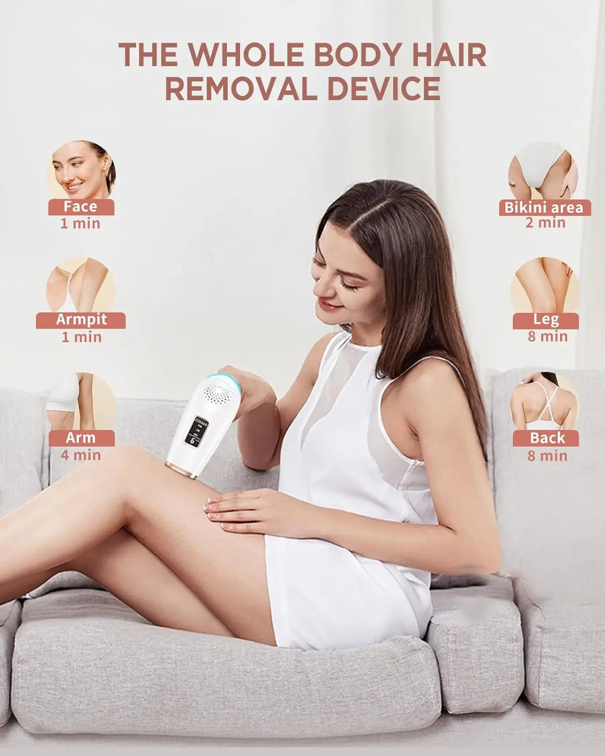 JooYee Ipl Hair Removal Face Body Pain Free Photo Epilator