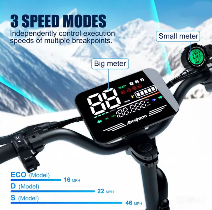 Arwibon Dual Motor Folding Electric Scooter For Adults