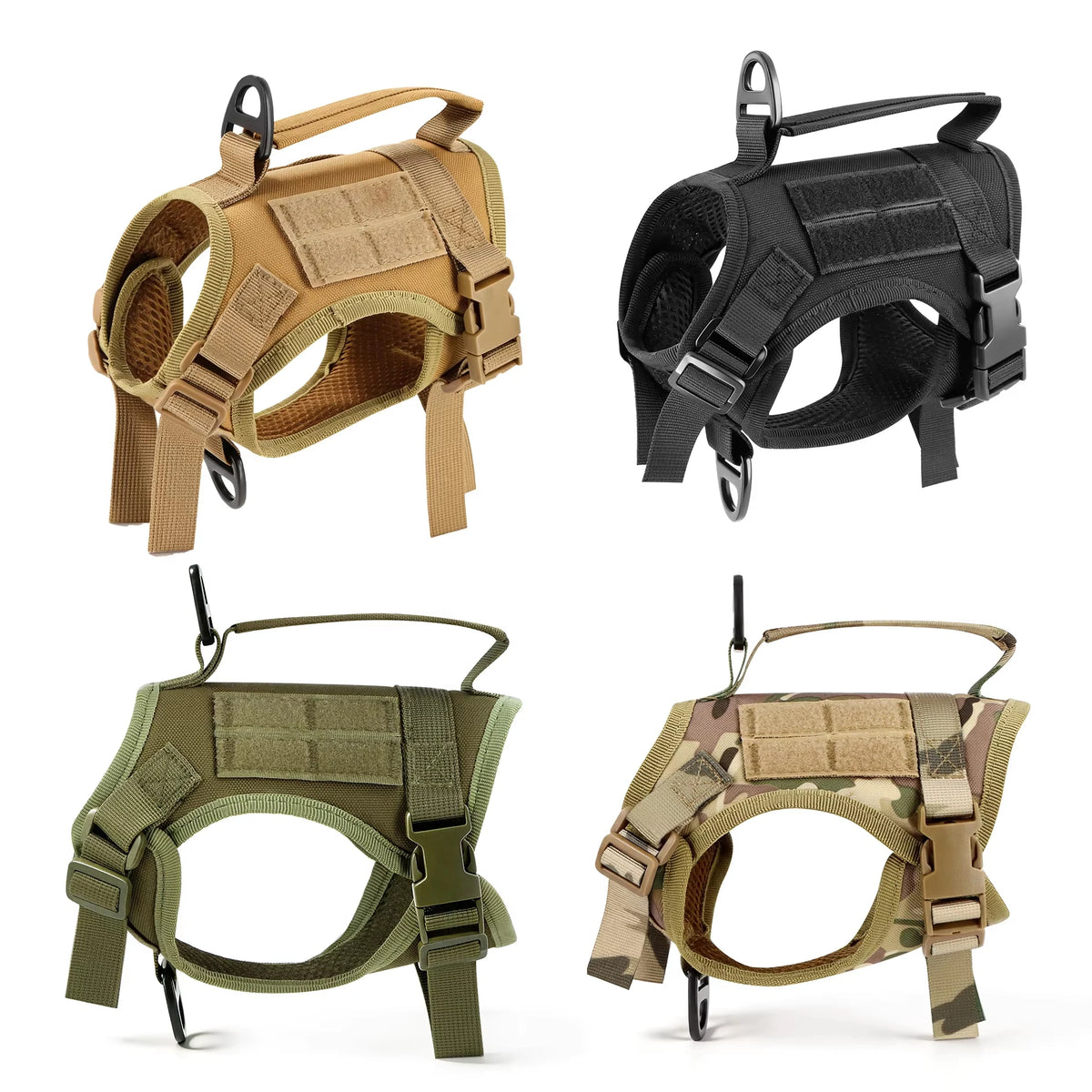 Petavel Tactical Cat Harness Vest With Handle And Leash Set