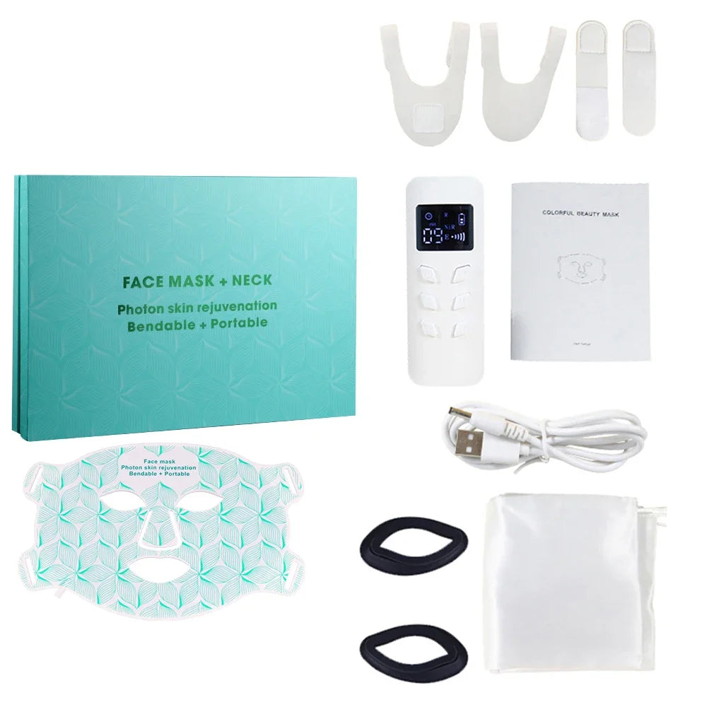 UBilli Led Near Infrared Light Therapy Face Mask Skin Rejuvenation