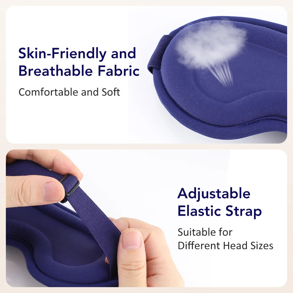 Pastsky Heated Eye Massager Mask Five Heat Levels And Vibration
