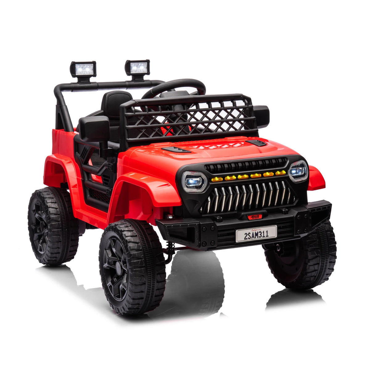 HiMiss Kids Electric Ride On Truck With Remote Control Speakers