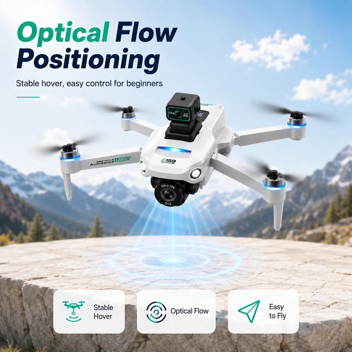 ZNLYRION S159 GPS Drone With 8K Camera 20 Minute Flight