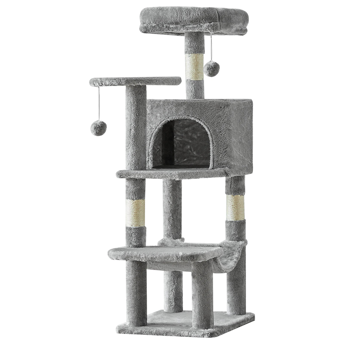 JHK Multifunctional Cat Tree With Natural Sisal Scratching Posts