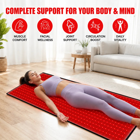 Red Light Therapy Mat 660nm 850nm 588 Led Adjustable Timer