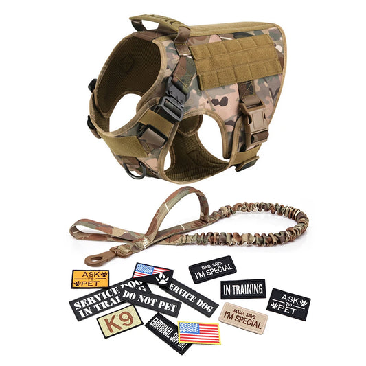 Petravel Padded Tactical Dog Harness Vest With Quick Release