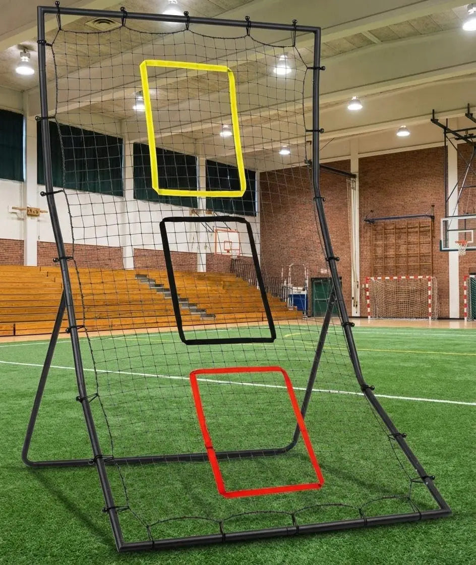 HiMiss Softball Back Net Rebounder For Pitching And Fielding Practice