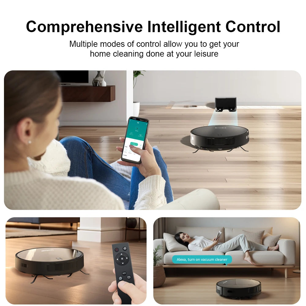 BOAIMORE Smart Mapping Robot Vacuum Cleaner With Mop
