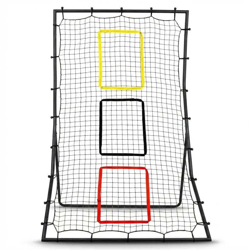 HiMiss Softball Back Net Rebounder For Pitching And Fielding Practice