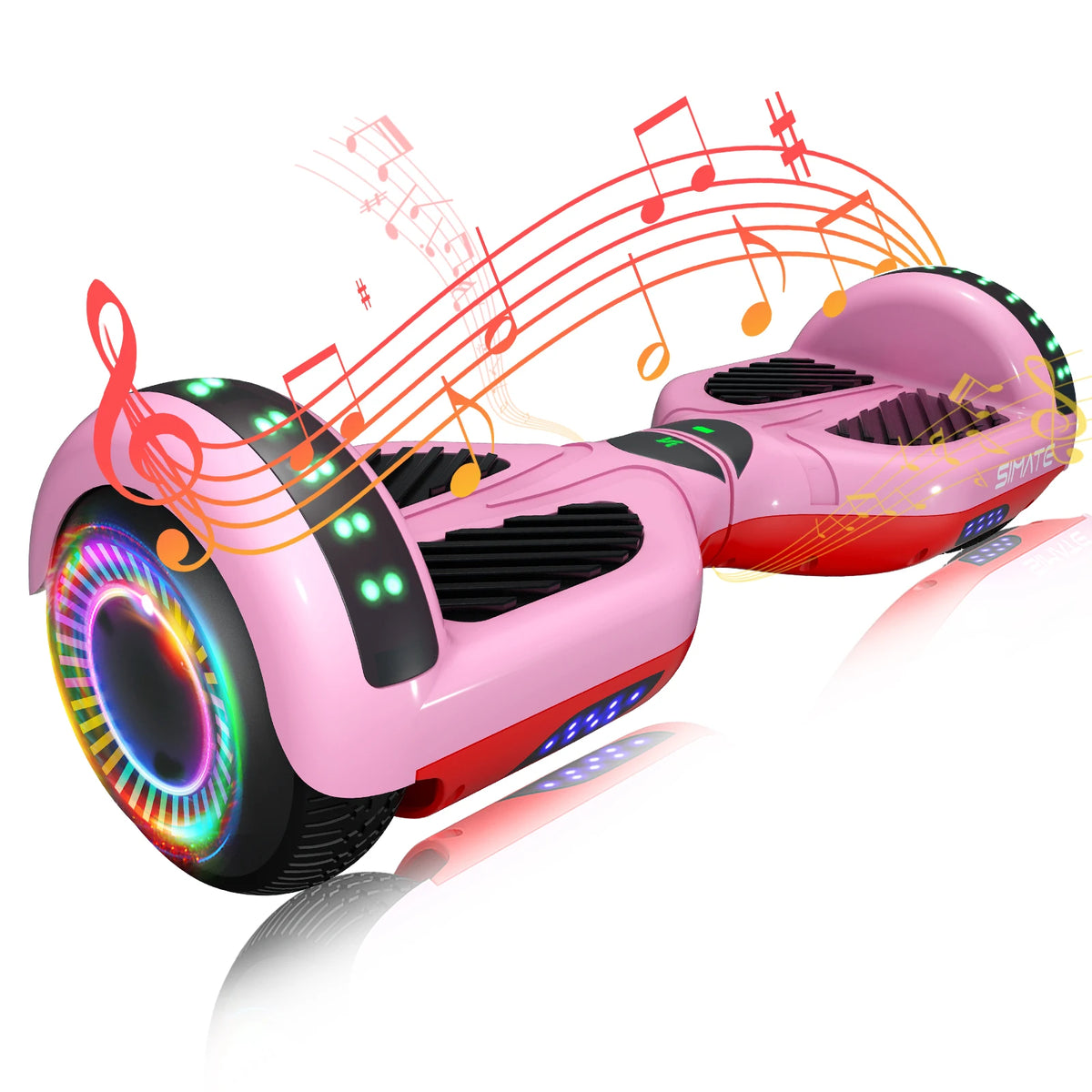 Self Balancing Bluetooth Hoverboard With App Control And LED Lights