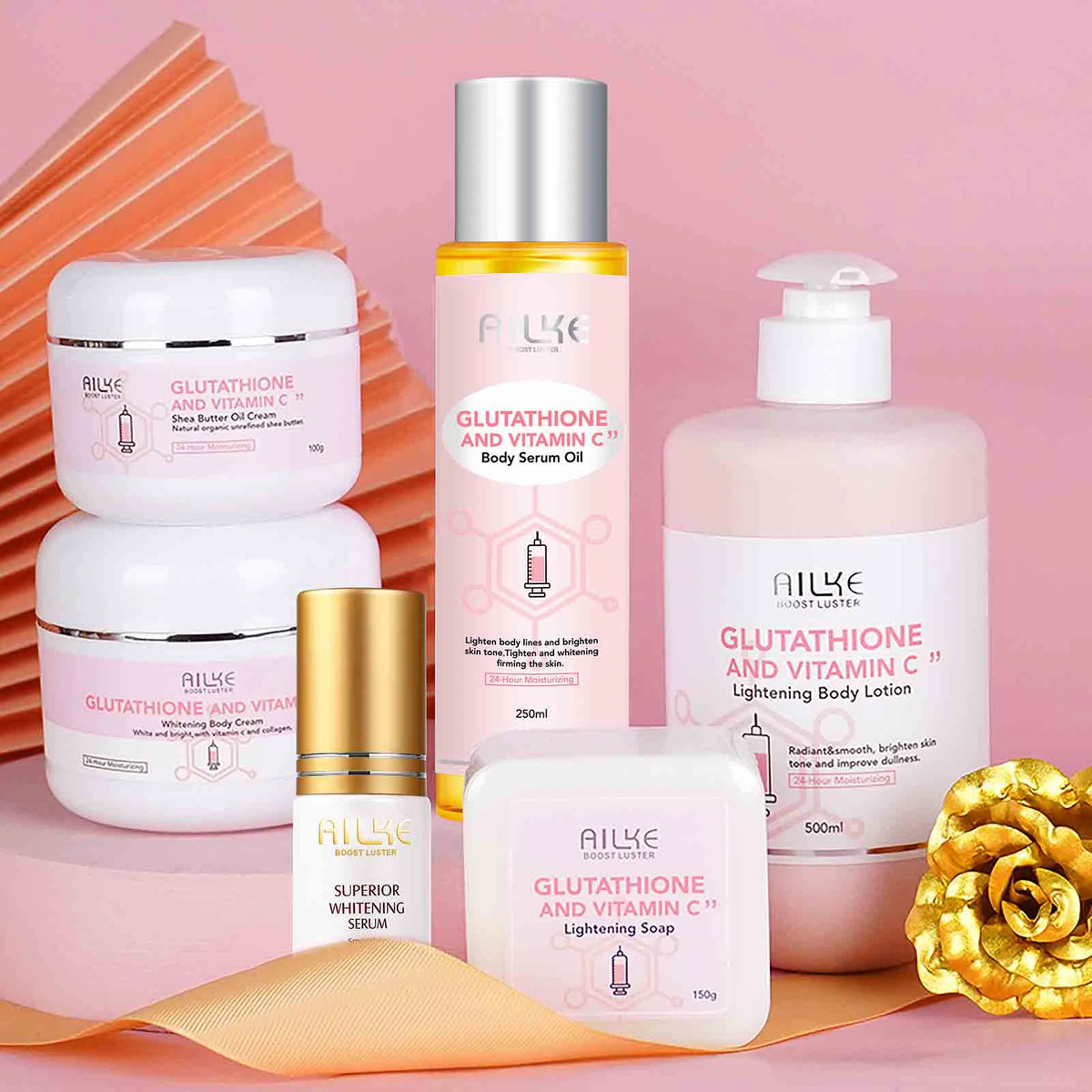 AILKE Vitamin C Whitening Moisturizing Face And Body Lotion