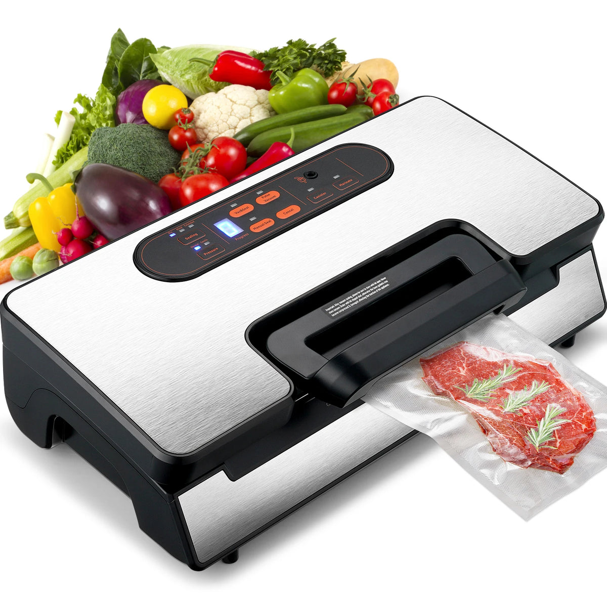 SucceBuy Automatic Food Vacuum Sealer Machine for Kitchen Storage