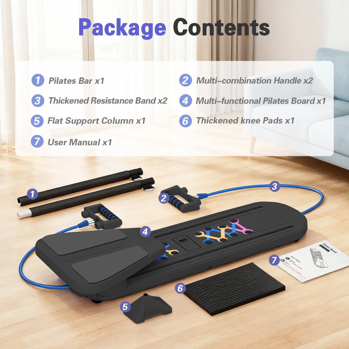 15 In 1 Multifunction Pilates Abdominal Training Board